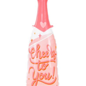 Cheers to You - Flaskeformet Folieballong 87 cm