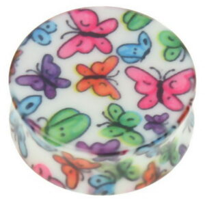 Colorful Butterfly - Piercing Plugg