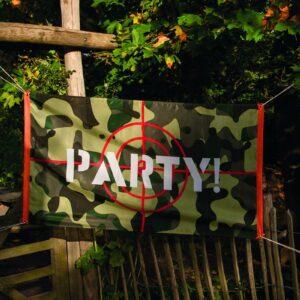 Party Banner 90x150 cm - Army Party