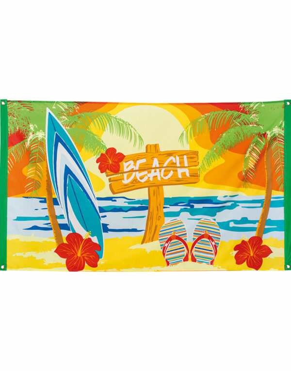 Stort Banner 90x150 cm - Hawaii Beach