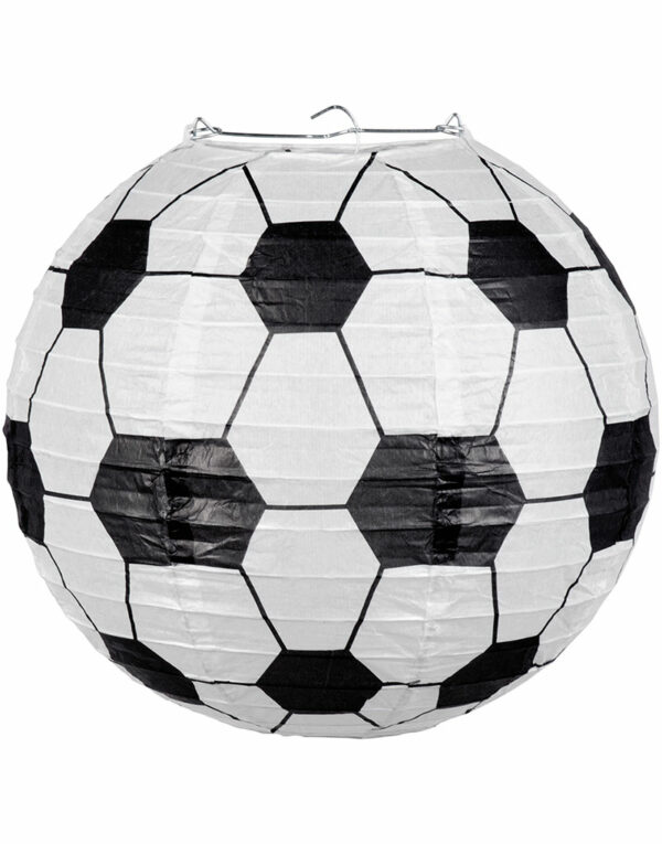 Papirlanterne 25 cm - Fotballparty