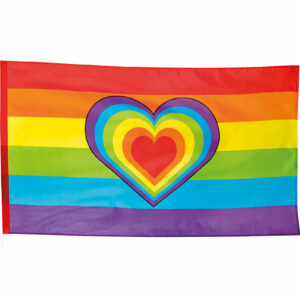 Rainbow Love - Flagg 90x150 cm