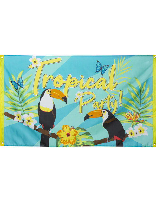 Stort Posterflagg 150x90 cm - Toucan