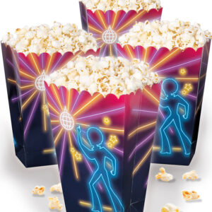 4 stk Popcornbeger - Disco Fever