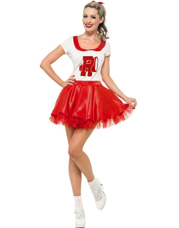 Cheerleader Sandy - Lisensiert Grease Kostyme