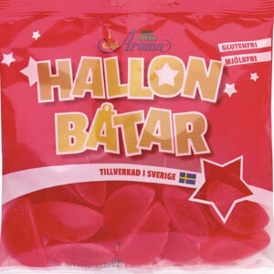 Hallon Båtar - Påse med Hallon-Båtar 80 gram