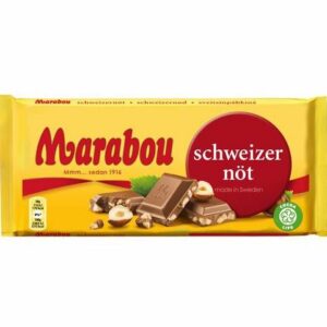 Marabou Schweizernøtt Sjokoladeplate 200 gram