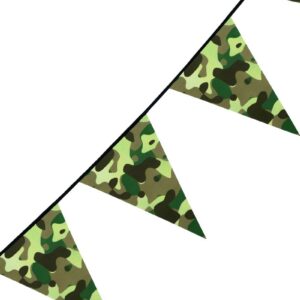6 meter Kamouflage Banner - Army Party