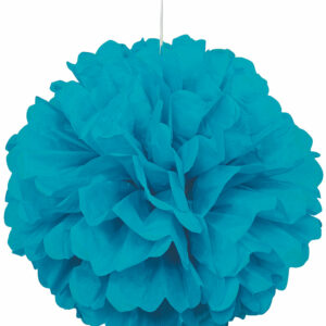 1 stk Turkis Puff Pom Pom 40 cm