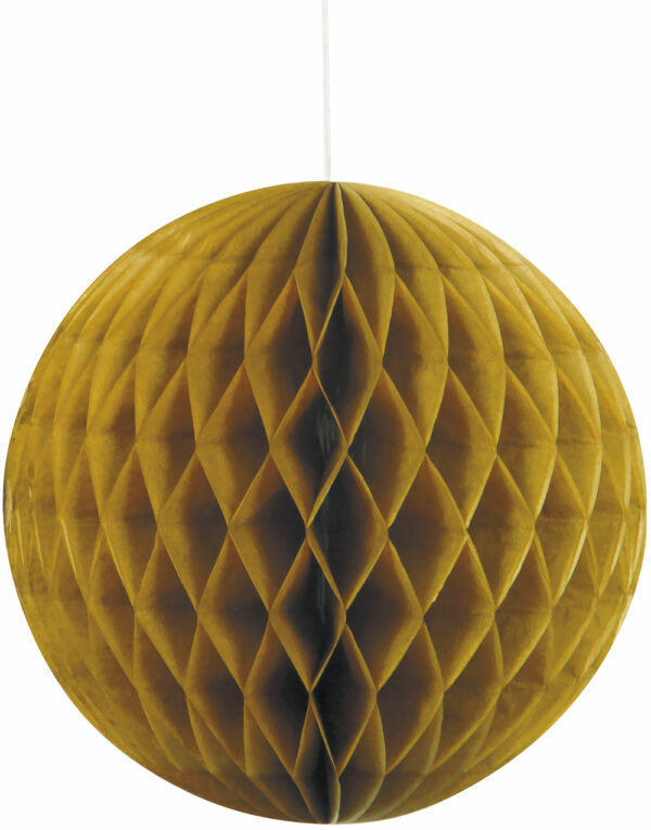 1 stk Gullfarget Honeycomb Ball 20 cm