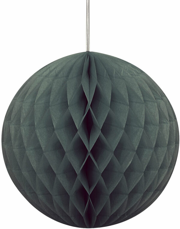 Svart Honeycomb Ball 20 cm