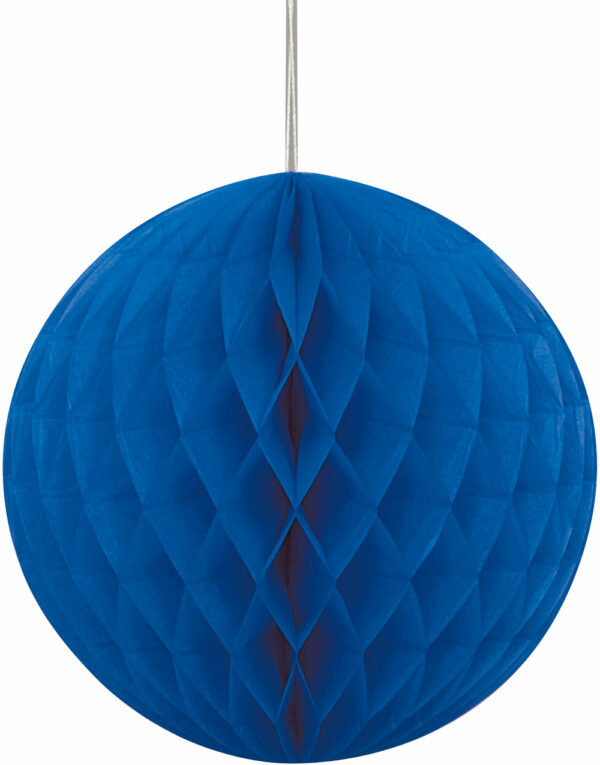 1 stk Royal Blå Honeycomb Ball 20 cm