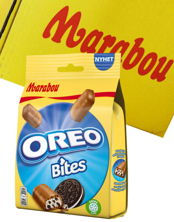 8 stk Oreo Bites Sjokoladebiter av 140 gram - Hel eske