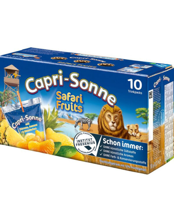 10 x 200ml Capri Sun Safari Fruits (Capri Sonne)