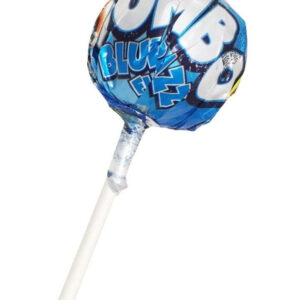 Zed Jumbo Pop Blue Raspberry - Jawbreaker Kjærlighet på Pinne med Tyggiskjerne