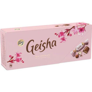 Gaveeske med Geisha Melkesjokolade med Hasselnøttfyll 228 gram