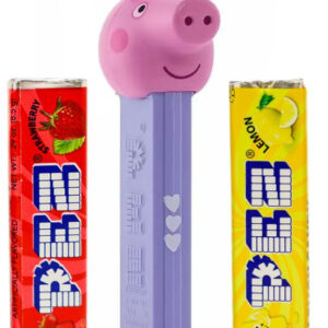 Lilla Peppa Gris Pez-Holder med 2 stk Pez Pakker