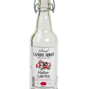 Bringebær og Lakris - Real Candy Shot i Patentflaske
