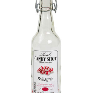Polkagris - Real Candy Shot i Patentflaske
