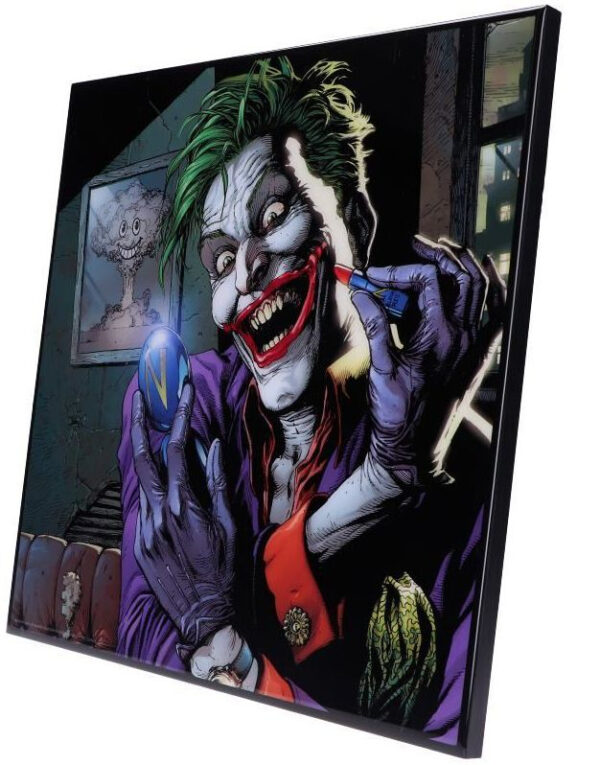 The Joker Doomsday Clock - Krystallklart Veggbilde 32x32 cm