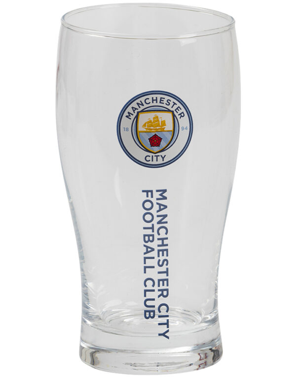 Lisensiert Manchester City Ølglass - 1 Pint (0