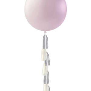 1 stk 91 cm - Lys Perlerosa Ballong med Ballonghale