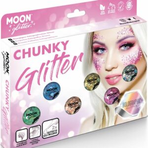 Holografisk Chunky Glitter Shaker Sminkesett