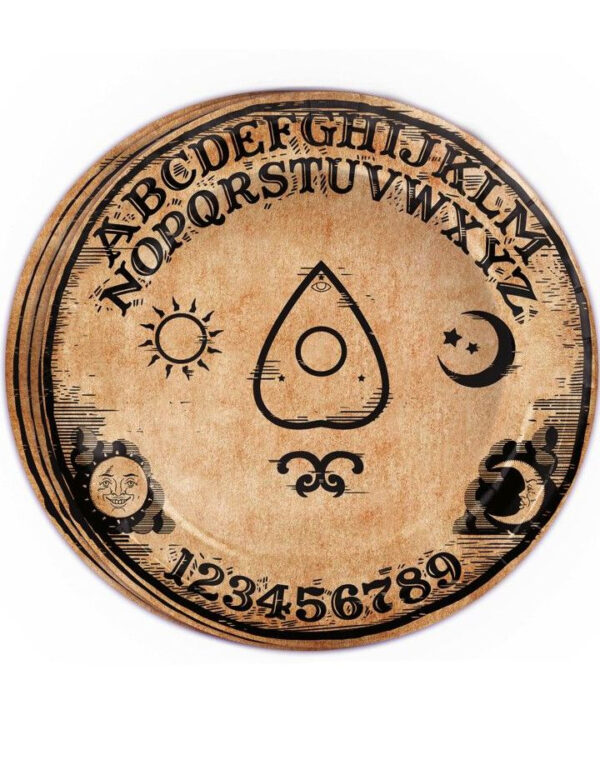 8 stk Papptallerkener 23 cm - Ouija