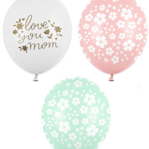 50 stk 30 cm Ballonger - Love You Mum