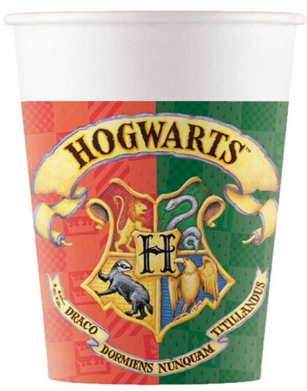 8 stk Harry Potter Pappkrus 200 ml