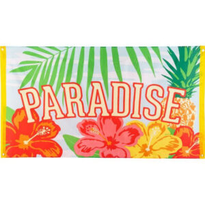 Stort Banner 90x150 cm - Paradise