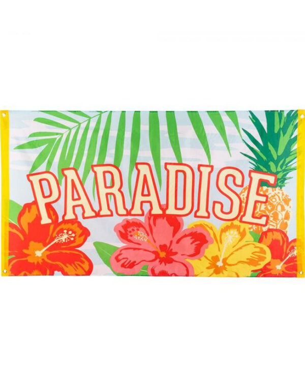 Stort Banner 90x150 cm - Paradise