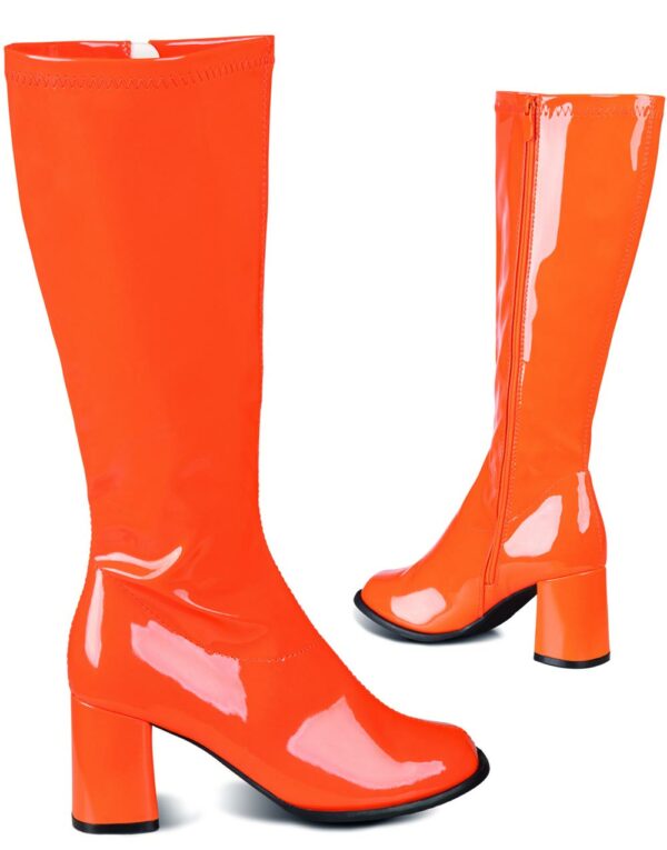 Orange Retro Boots