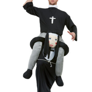 Nonne Piggyback Unisex Kostyme
