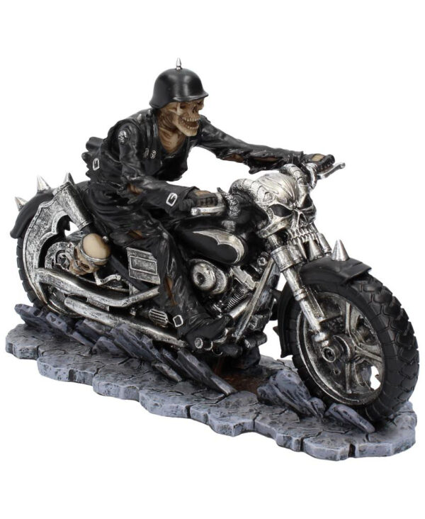 James Ryman Hell on the Highway - Motorsykkelfigur med Skjelett 20 cm