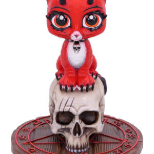 James Ryman Devil Kitty - Kattefigur med Hodeskalle 16 cm