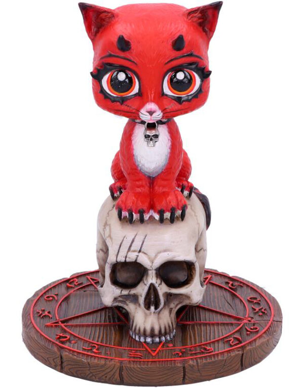 James Ryman Devil Kitty - Kattefigur med Hodeskalle 16 cm