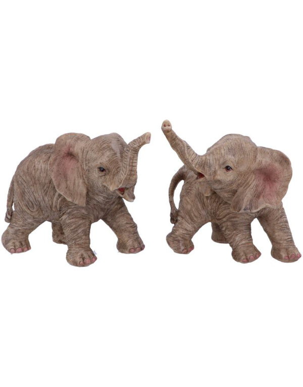 Trunk to Trunk - 2 stk Elefant Figurer 26 cm