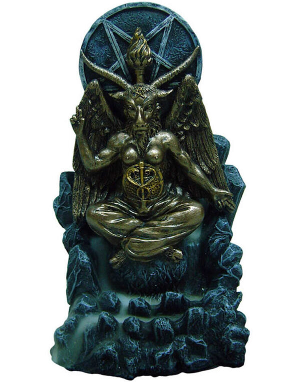 Baphomet - Backflow Røkelsebrenner til Kuber 18 cm