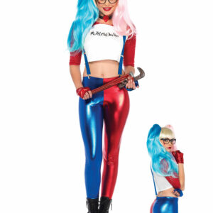 Harley Quinn Inspirert Damekostyme