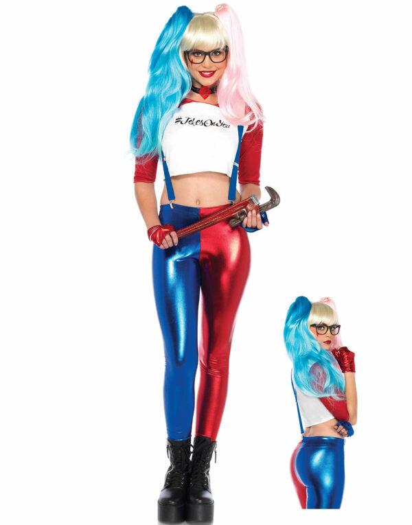 Harley Quinn Inspirert Damekostyme