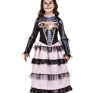 Day of the Dead Prinsesse Kostyme til Barn