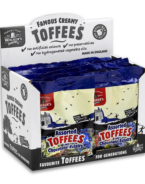 12 poser Walkers Assorted Toffees - Hel Eske