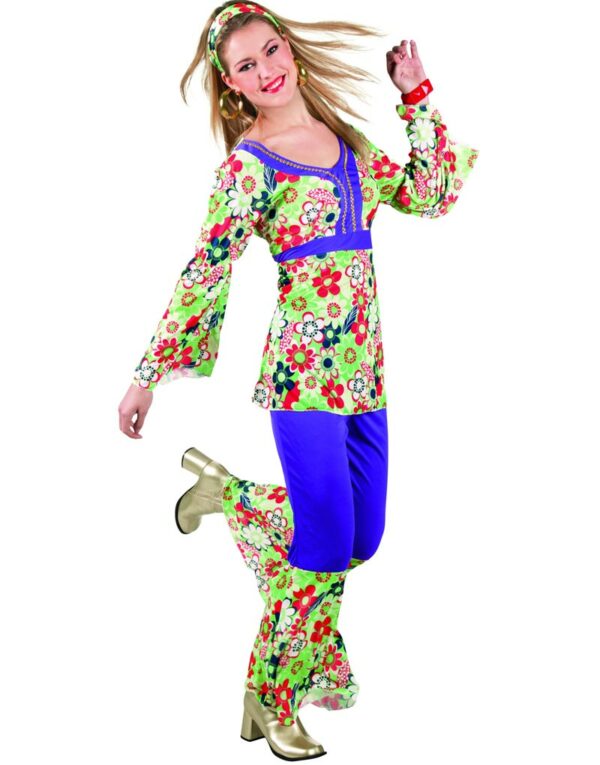 Festive Flower Girl - Hippiekostyme til Dame