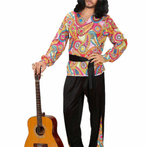 Hippie Kostyme til Mann med Skjorte