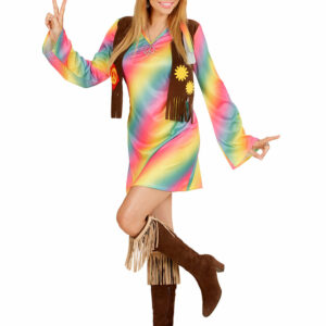 Rainbow Hippie Girl - Kostyme