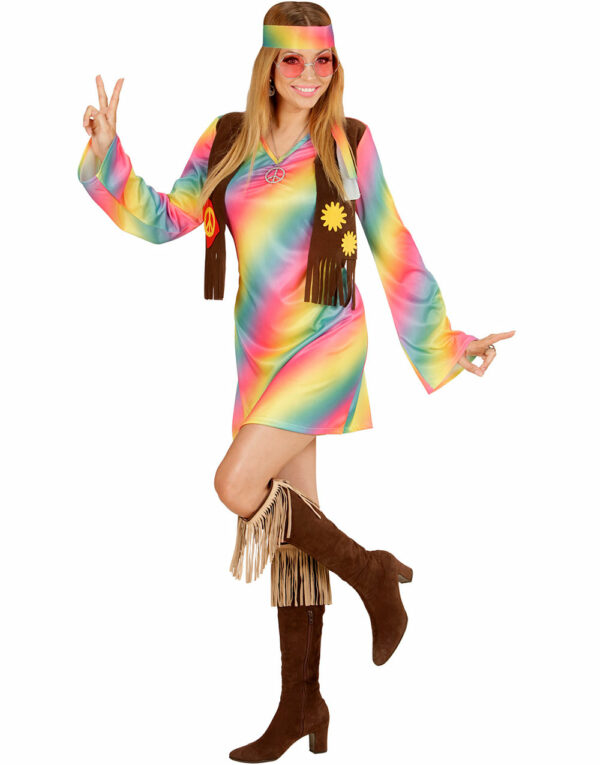 Rainbow Hippie Girl - Kostyme