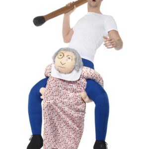 Bestemor Piggyback Ride - Unisex Luksuskostyme