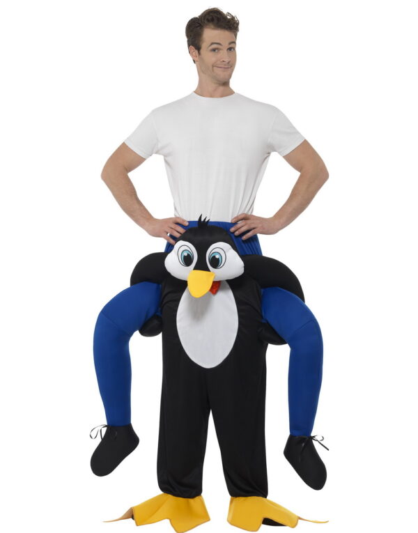 Pingvin Piggyback Ride - Unisex Luksuskostyme
