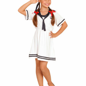 Sailor Girl - Kostyme til Barn med Hatt